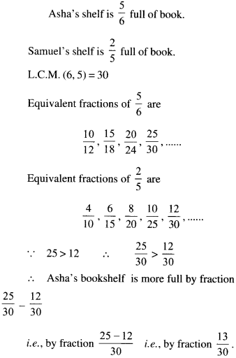 NCERT Solutions for Class 6 Maths Chapter 7 Fractions 0116